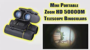 Mini Portable Zoom HD 50000M Telescope Binoculars  Folding Long Range Low Light Night Vision