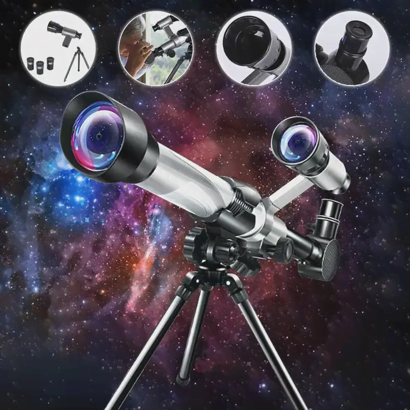 Телескоп для начинающих съемный рефракционный HD телескоп астрономический рефрактор телескоп рефракционные телескопы Обучающие-3