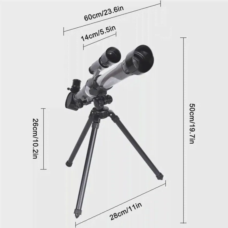 Телескоп для начинающих съемный рефракционный HD телескоп астрономический рефрактор телескоп рефракционные телескопы Обучающие-4