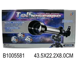 Телескоп со штативом в коробке_101000, C2106