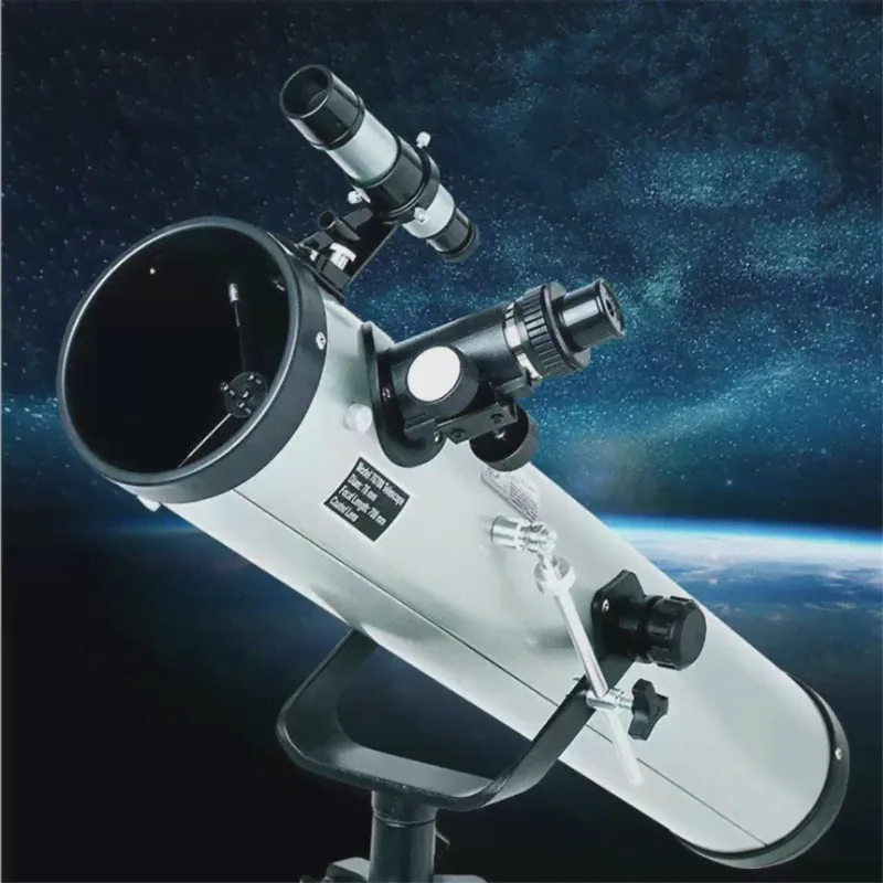 Профессиональный астрономический телескоп F70076, Большая диафрагма 350x, высокое разрешение, зум-отражатель, для наблюдения за космосом (art.: 3920b314bbba2)-4