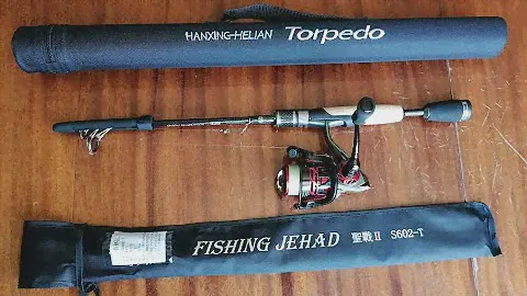 Обзор телескопического спиннинга FISHING JEHAD часть 1.