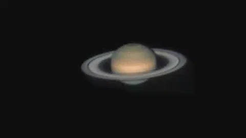 Planet Saturn through Celestron C11 Telescope