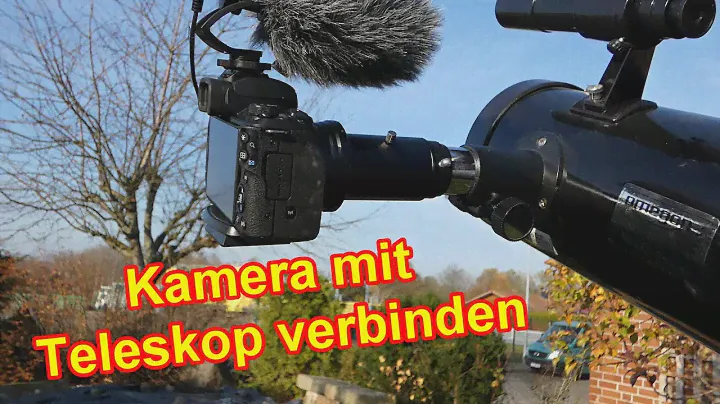 Teleskop mit Kamera verbinden Anleitung - Canon Kamera Adapter für Telekop montieren & verbinden