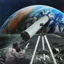 Профессиональный астрономический телескоп F70076, Большая диафрагма 350x, высокое разрешение, зум-отражатель, для наблюдения за космосом (art.: 3920b314bbba2)